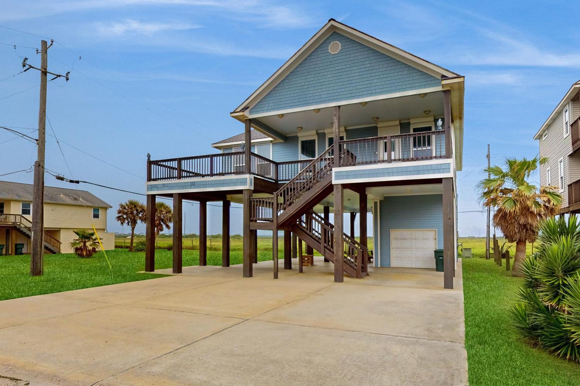 The Reynolds Beach House Villa Galveston Exterior photo